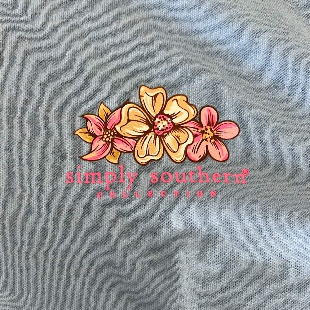 Simply Southern Blue Boo Long Sleeve Shirt - Picture 4 of 5